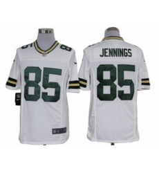 Nike Green Bay Packers 85 Greg Jennings White Limited NFL Jersey