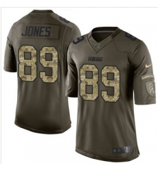 Nike Green Bay Packers #89 James Jones Green Men 27s Stitched NFL Limited Salute To Service Jersey