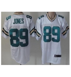 Nike Green Bay Packers 89 James Jones White Elite NFL Jersey