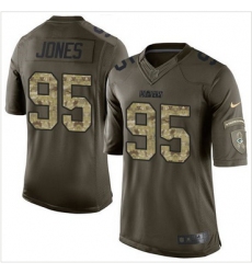 Nike Green Bay Packers #95 Datone Jones Green Men 27s Stitched NFL Limited Salute To Service Jersey