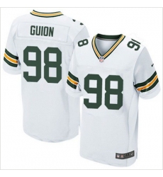 Nike Green Bay Packers #98 Letroy Guion Green Team Color Mens Stitched NFL Elite Jersey