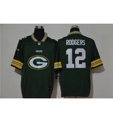 Nike Packers 12 Aaron Rodgers Green Vapor Untouchable Limited Jersey