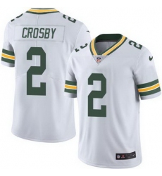 Nike Packers #2 Mason Crosby White Mens Stitched NFL Vapor Untouchable Limited Jersey