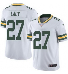 Nike Packers #27 Eddie Lacy White Mens Stitched NFL Limited Rush Jersey