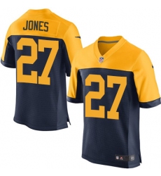 Nike Packers #27 Josh Jones Navy Blue Alternate Mens Stitched NFL New Elite Jersey