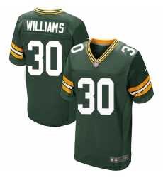 Nike Packers #30 Jamaal Williams Green Team Color Mens Stitched NFL Elite Jersey