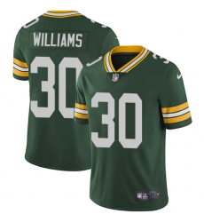 Nike Packers #30 Jamaal Williams Green Team Color Mens Stitched NFL Vapor Untouchable Limited Jersey