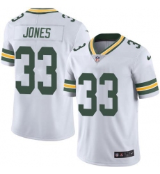 Nike Packers #33 Aaron Jones White Mens Stitched NFL Vapor Untouchable Limited Jersey
