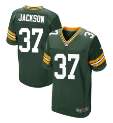 Nike Packers #37 Josh Jackson Green Team Color Mens Stitched NFL Elite Jersey