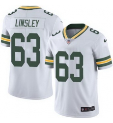 Nike Packers #63 Corey Linsley White Mens Stitched NFL Limited Rush Jersey