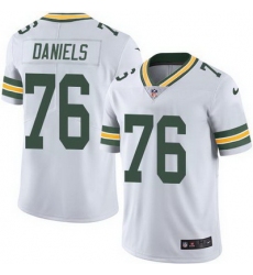 Nike Packers #76 Mike Daniels White Mens Stitched NFL Vapor Untouchable Limited Jersey