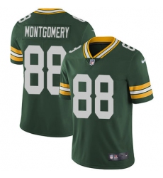Nike Packers #88 Ty Montgomery Green Team Color Mens Stitched NFL Vapor Untouchable Limited Jersey