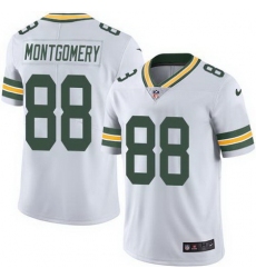 Nike Packers #88 Ty Montgomery White Mens Stitched NFL Limited Rush Jersey