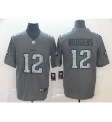 Packers 12 Aaron Rodgers Gray Camo Vapor Untouchable Limited Jersey