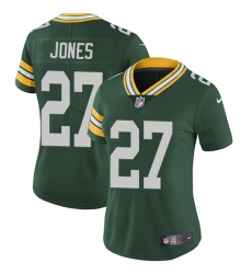 Nike Packers #27 Josh Jones Green Team Color Womens Stitched NFL Vapor Untouchable Limited Jersey