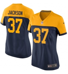 Nike Packers #37 Josh Jackson Navy Blue Alternate Womens Stitched NFL New Limited Jersey