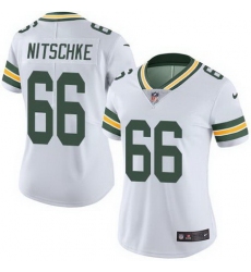 Nike Packers #66 Ray Nitschke White Womens Stitched NFL Limited Rush Jersey