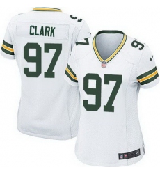 Nike Packers #97 Kenny Clark White Womens Stitched NFL Elite Jersey