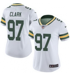 Nike Packers #97 Kenny Clark White Womens Stitched NFL Limited Rush Jersey