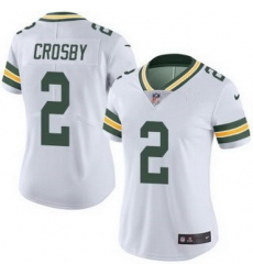 Nike packers 2 mason crosby white women stitched nfl vapor untouchable limited jersey
