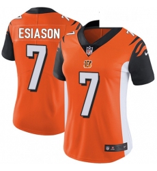 Womens Nike Cincinnati Bengals 7 Boomer Esiason Vapor Untouchable Limited Orange Alternate NFL Jersey