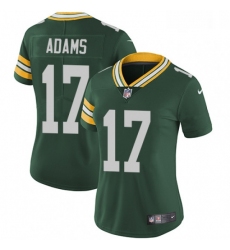 Womens Nike Green Bay Packers 17 Davante Adams Elite Green Team Color NFL Jersey