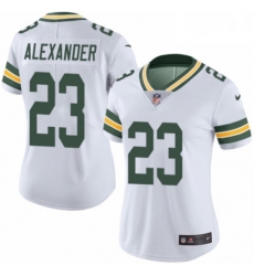 Womens Nike Green Bay Packers 23 Jaire Alexander White Vapor Untouchable Limited Player NFL Jersey