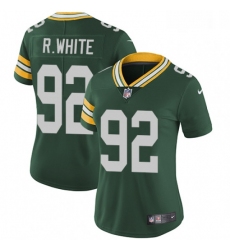Womens Nike Green Bay Packers 92 Reggie White Elite Green Team Color NFL Jersey