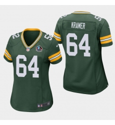 women packers jerry kramer green hall of fame game jersey