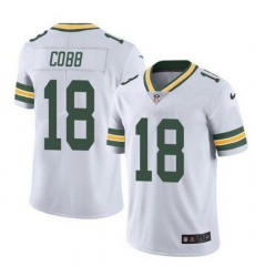 Youth Green Bay Packers 18 Randall Cobb White Vapor Untouchable Stitched Jersey 