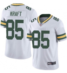 Youth Green Bay Packers 85 Tucker Kraft White Vapor Untouchable Stitched Football Jersey