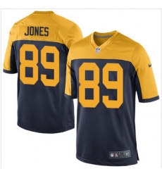 Youth Nike Packers #89 James Jones Navy Blue Alternate Stitched NFL Elite Jersey