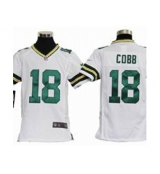 Youth Nike Youth Green Bay Packers #18 Randall Cobb White jerseys