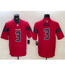 Men Houston Texans 3 Tank Dell Red Vapor Untouchable Stitched Football Jersey Men Houston Texans 3 Tank Dell Red Vapor Untouchable Stitched Football Jersey
