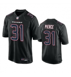 Men Houston Texans 31 Dameon Pierce Black Fashion Vapor Untouchable Limited Stitched Football Jersey