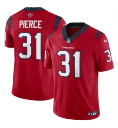 Men Houston Texans 31 Dameon Pierce Red 2023 F U S E Vapor Untouchable Stitched Football Jersey