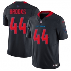Men Houston Texans 44 British Brooks Navy 2nd Alternate 2025 F U S E  Vapor Limited Stitched Football Jersey