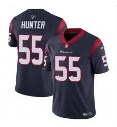 Men Houston Texans 55 Danielle Hunter Navy Vapor Untouchable Stitched Football Jersey