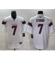 Men Houston Texans 7 C J  Stroud White Vapor Untouchable Stitched Football Jersey