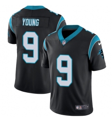 Men Nike Carolina Panthers #9 Bryce Young Black Vapor Untouchable Limited Stitched NFL Jersey