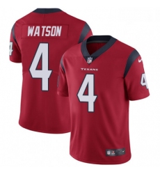 Men Nike Houston Texans 4 Deshaun Watson Limited Red Alternate Vapor Untouchable NFL Jersey