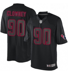 Men Nike Houston Texans 90 Jadeveon Clowney Limited Black Impact NFL Jersey