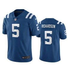 Men Nike Indianapolis Colts #5 Anthony Richardson Blue Vapor Untouchable Limited Stitched NFL Jersey
