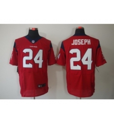 Nike Houston Texans 24 Johnathan Joseph Red Elite NFL Jersey