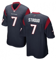Nike Houston Texans CJ Stroud #7 Blue Vapor Untouchable Limited Stitched NFL Jersey