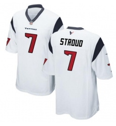 Nike Houston Texans CJ Stroud #7 White Vapor Untouchable Limited Stitched NFL Jersey