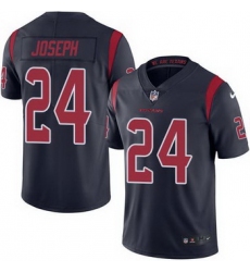 Nike Texans 24 Johnathan Joseph Navy Blue Youth Stitched NFL Limited Rush Jersey