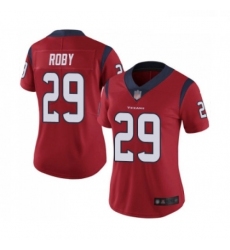 Womens Houston Texans 29 Bradley Roby Red Alternate Vapor Untouchable Limited Player Football Jersey