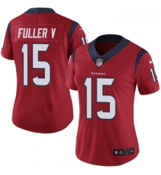 Womens Nike Houston Texans 15 Will Fuller V Limited Red Alternate Vapor Untouchable NFL Jersey