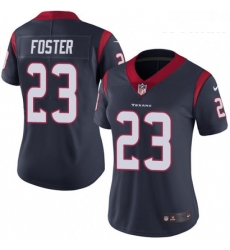 Womens Nike Houston Texans 23 Arian Foster Limited Navy Blue Team Color Vapor Untouchable NFL Jersey